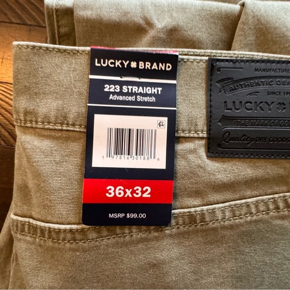 Lucky Brand Straight Fit‎ Five Pocket Pant 32” inseam - Picture 8 of 9